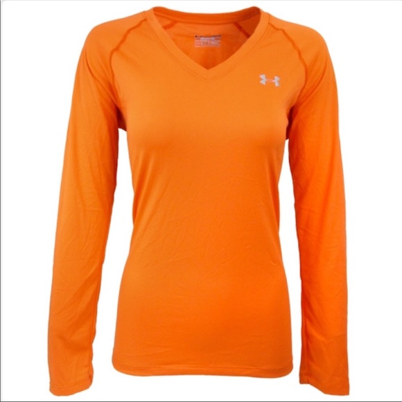 Under Armour Tops - Under Armour Semi-Fitted Heat Gear Long Sleeve Tee
